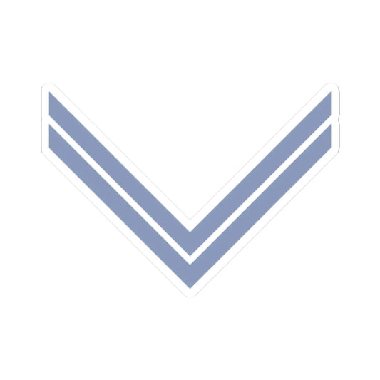 Union Army Infantry Corporal (United States) (Military Rank) STICKER Vinyl Kiss-Cut Decal 2 Inch White - The Sticker Space