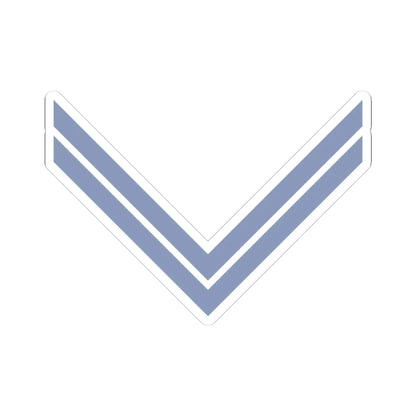 Union Army Infantry Corporal (United States) (Military Rank) STICKER Vinyl Kiss-Cut Decal 3 Inch White - The Sticker Space