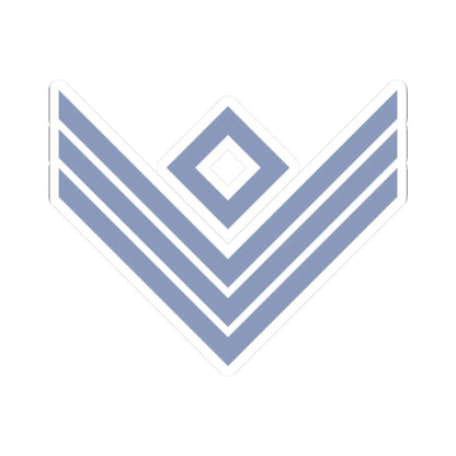 Union Army Infantry First Sergeant (United States) (Military Rank) STICKER Vinyl Kiss-Cut Decal 2 Inch White - The Sticker Space