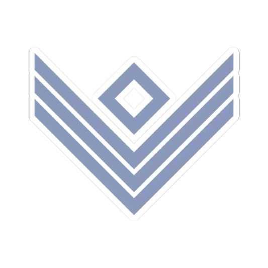 Union Army Infantry First Sergeant (United States) (Military Rank) STICKER Vinyl Kiss-Cut Decal 2 Inch White - The Sticker Space