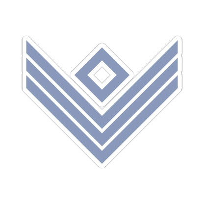 Union Army Infantry First Sergeant (United States) (Military Rank) STICKER Vinyl Kiss-Cut Decal 4 Inch White - The Sticker Space