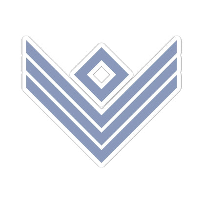 Union Army Infantry First Sergeant (United States) (Military Rank) STICKER Vinyl Kiss-Cut Decal 6 Inch White - The Sticker Space