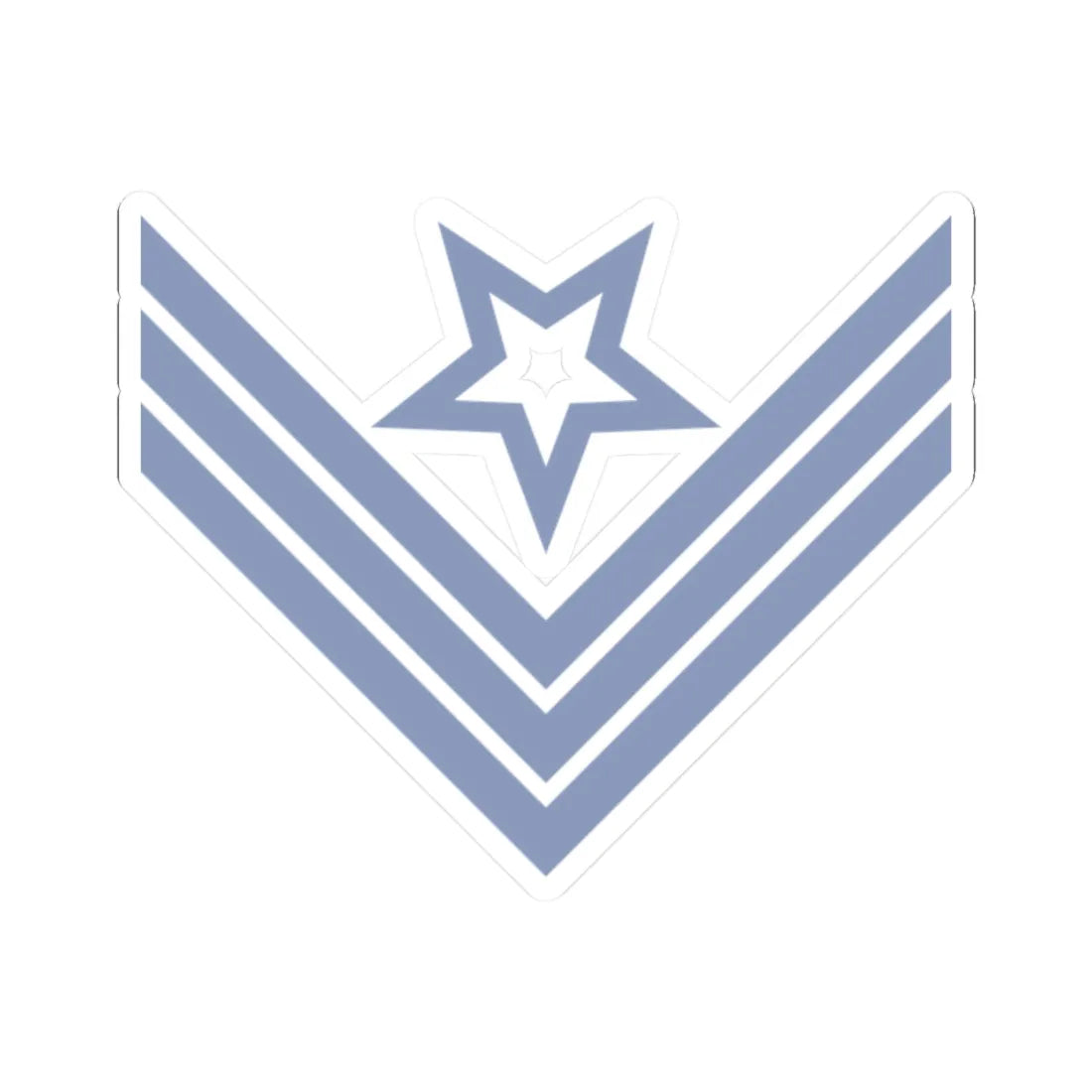 Union Army Infantry Ordnance Sergeant (United States) (Military Rank) STICKER Vinyl Kiss-Cut Decal 2 Inch White - The Sticker Space