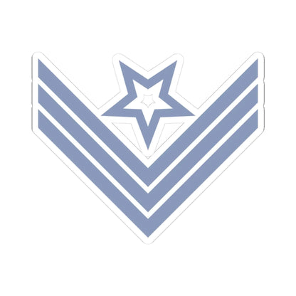 Union Army Infantry Ordnance Sergeant (United States) (Military Rank) STICKER Vinyl Kiss-Cut Decal 3 Inch White - The Sticker Space