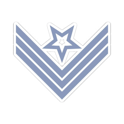 Union Army Infantry Ordnance Sergeant (United States) (Military Rank) STICKER Vinyl Kiss-Cut Decal 6 Inch White - The Sticker Space