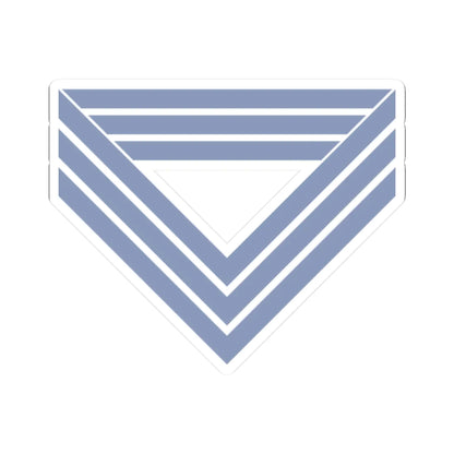 Union Army Infantry Quartermaster Sergeant (United States) (Military Rank) STICKER Vinyl Kiss-Cut Decal 2 Inch White - The Sticker Space