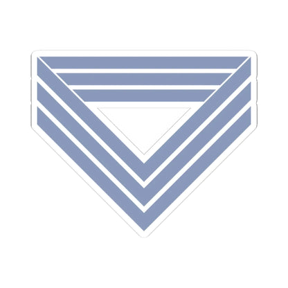 Union Army Infantry Quartermaster Sergeant (United States) (Military Rank) STICKER Vinyl Kiss-Cut Decal 3 Inch White - The Sticker Space