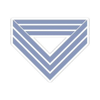 Union Army Infantry Quartermaster Sergeant (United States) (Military Rank) STICKER Vinyl Kiss-Cut Decal 6 Inch White - The Sticker Space