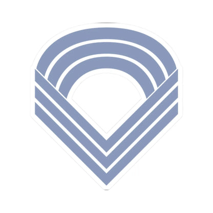 Union Army Infantry Sergeant Major (United States) (Military Rank) STICKER Vinyl Kiss-Cut Decal 2 Inch White - The Sticker Space