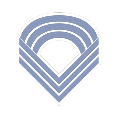 Union Army Infantry Sergeant Major (United States) (Military Rank) STICKER Vinyl Kiss-Cut Decal 3 Inch White - The Sticker Space