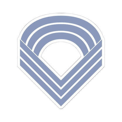 Union Army Infantry Sergeant Major (United States) (Military Rank) STICKER Vinyl Kiss-Cut Decal 6 Inch White - The Sticker Space