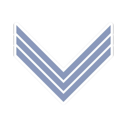 Union Army Infantry Sergeant (United States) (Military Rank) STICKER Vinyl Kiss-Cut Decal 2 Inch White - The Sticker Space