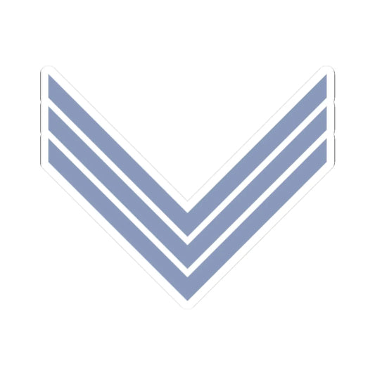 Union Army Infantry Sergeant (United States) (Military Rank) STICKER Vinyl Kiss-Cut Decal 2 Inch White - The Sticker Space