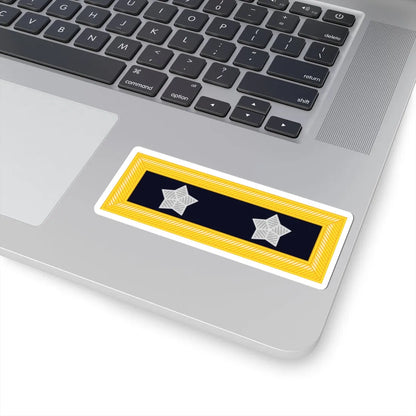 Union Army major general rank insignia (United States) (Military Rank) STICKER Vinyl Kiss-Cut Decal - The Sticker Space