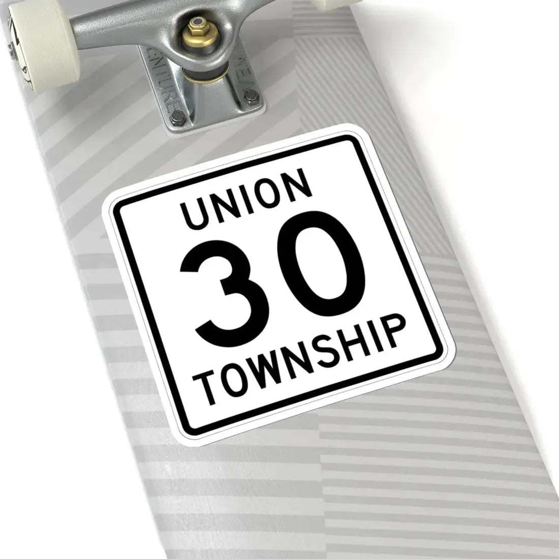 Union Township Route 30 Logan County Ohio (Ohio) (Road Sign) STICKER Vinyl Kiss-Cut Decal - The Sticker Space