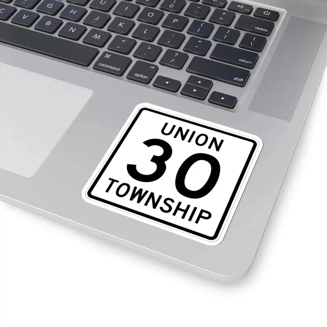Union Township Route 30 Logan County Ohio (Ohio) (Road Sign) STICKER Vinyl Kiss-Cut Decal - The Sticker Space