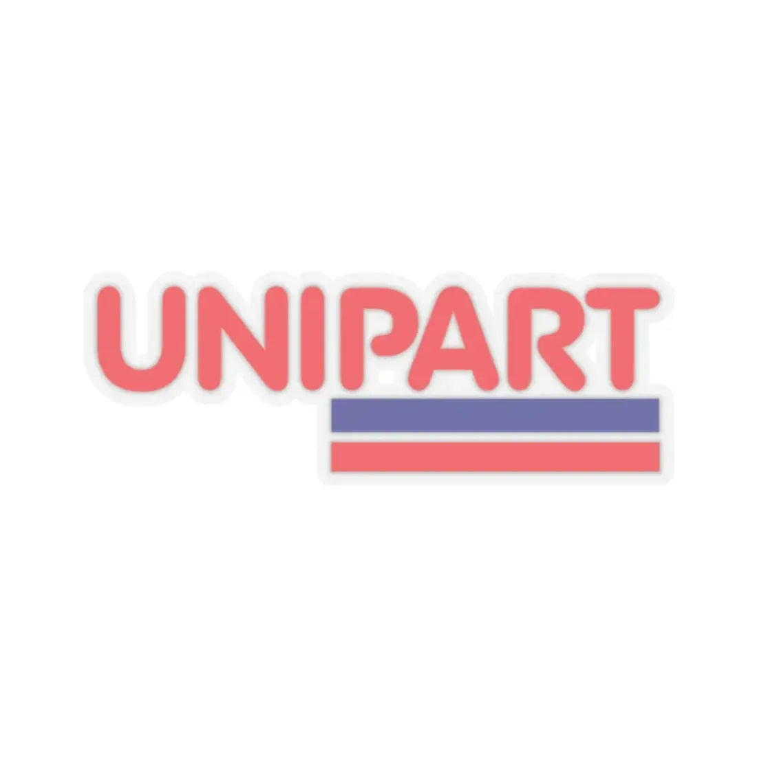 Unipart Group (Logo) STICKER Vinyl Kiss-Cut Decal 2 Inch Transparent - The Sticker Space