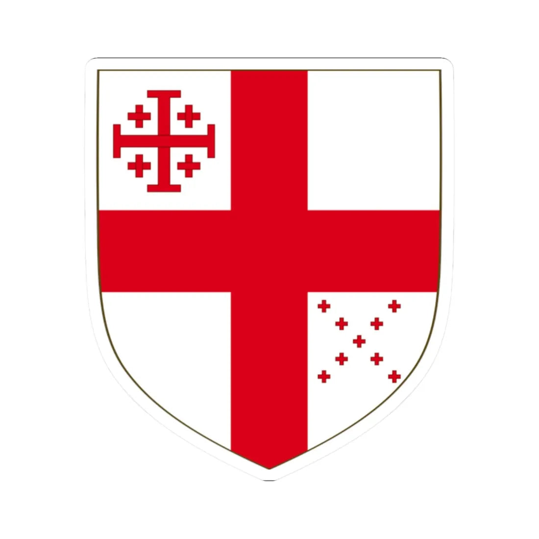 United Episcopal Church of North America (United States) (Coat of Arms) STICKER Vinyl Kiss-Cut Decal 2 Inch White - The Sticker Space