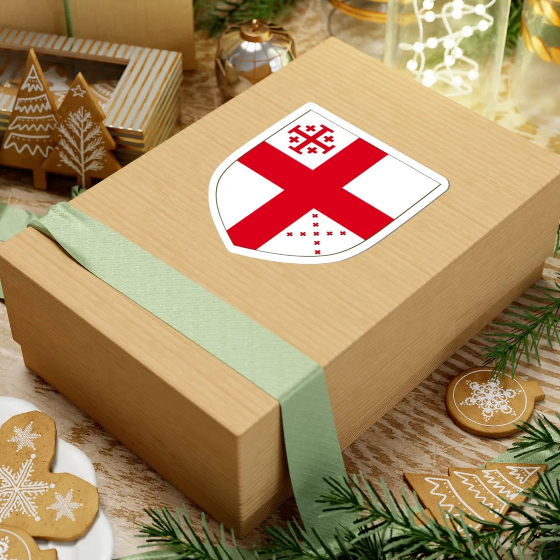 United Episcopal Church of North America (United States) (Coat of Arms) STICKER Vinyl Kiss-Cut Decal - The Sticker Space