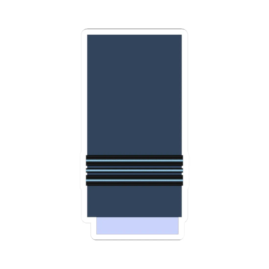 United Kingdom AirForce OF 3 Sleeve (India) (Military Rank) STICKER Vinyl Kiss-Cut Decal 2 Inch White - The Sticker Space