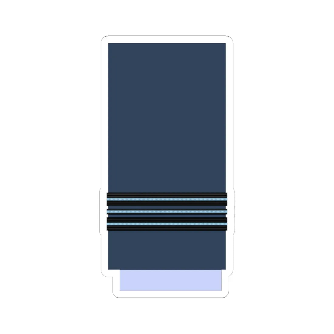 United Kingdom AirForce OF 3 Sleeve (India) (Military Rank) STICKER Vinyl Kiss-Cut Decal 4 Inch White - The Sticker Space