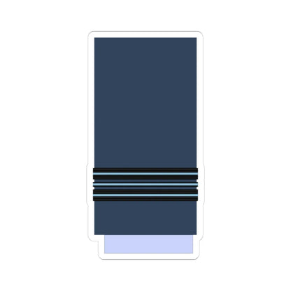 United Kingdom AirForce OF 3 Sleeve (India) (Military Rank) STICKER Vinyl Kiss-Cut Decal 4 Inch White - The Sticker Space