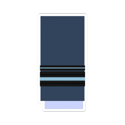 United Kingdom AirForce OF 7 Sleeve (India) (Military Rank) STICKER Vinyl Kiss-Cut Decal 3 Inch White - The Sticker Space