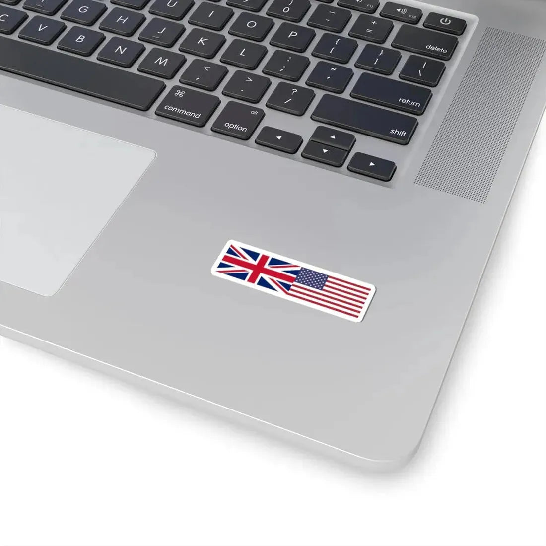 United Kingdom and United States flags (United States) STICKER Vinyl Kiss-Cut Decal - The Sticker Space