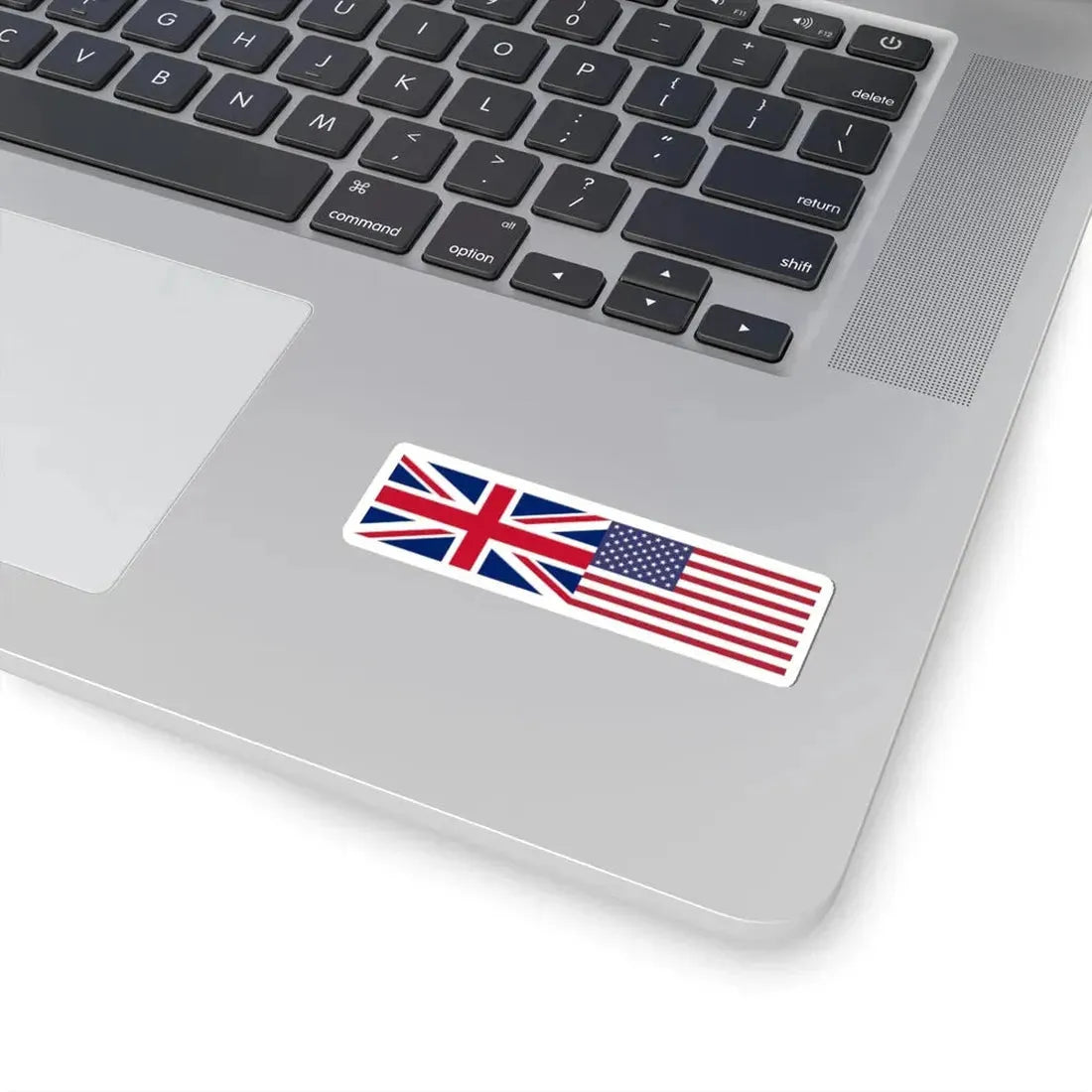 United Kingdom and United States flags (United States) STICKER Vinyl Kiss-Cut Decal - The Sticker Space