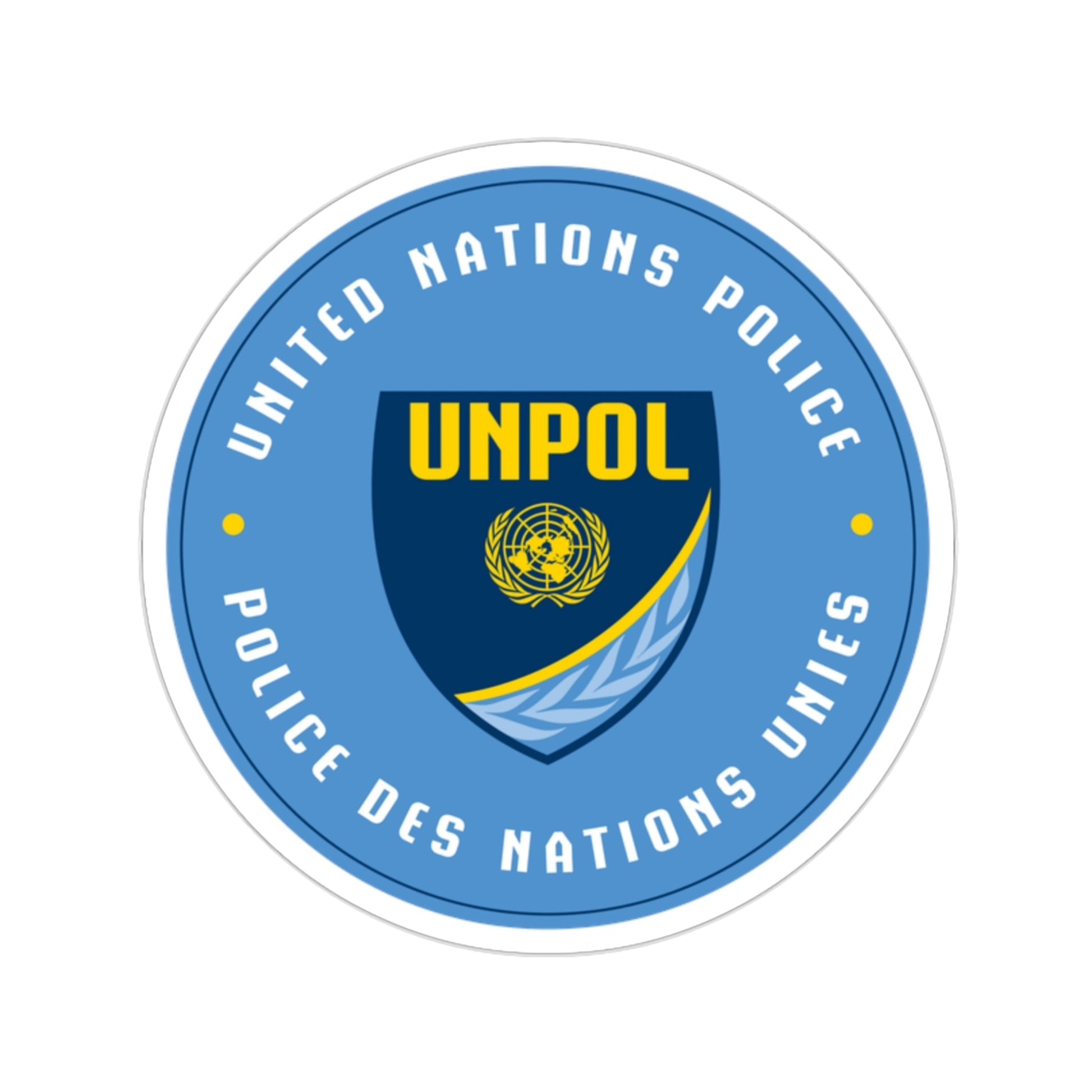 United Nations Police STICKER Vinyl Die-Cut Decal-2 Inch-The Sticker Space