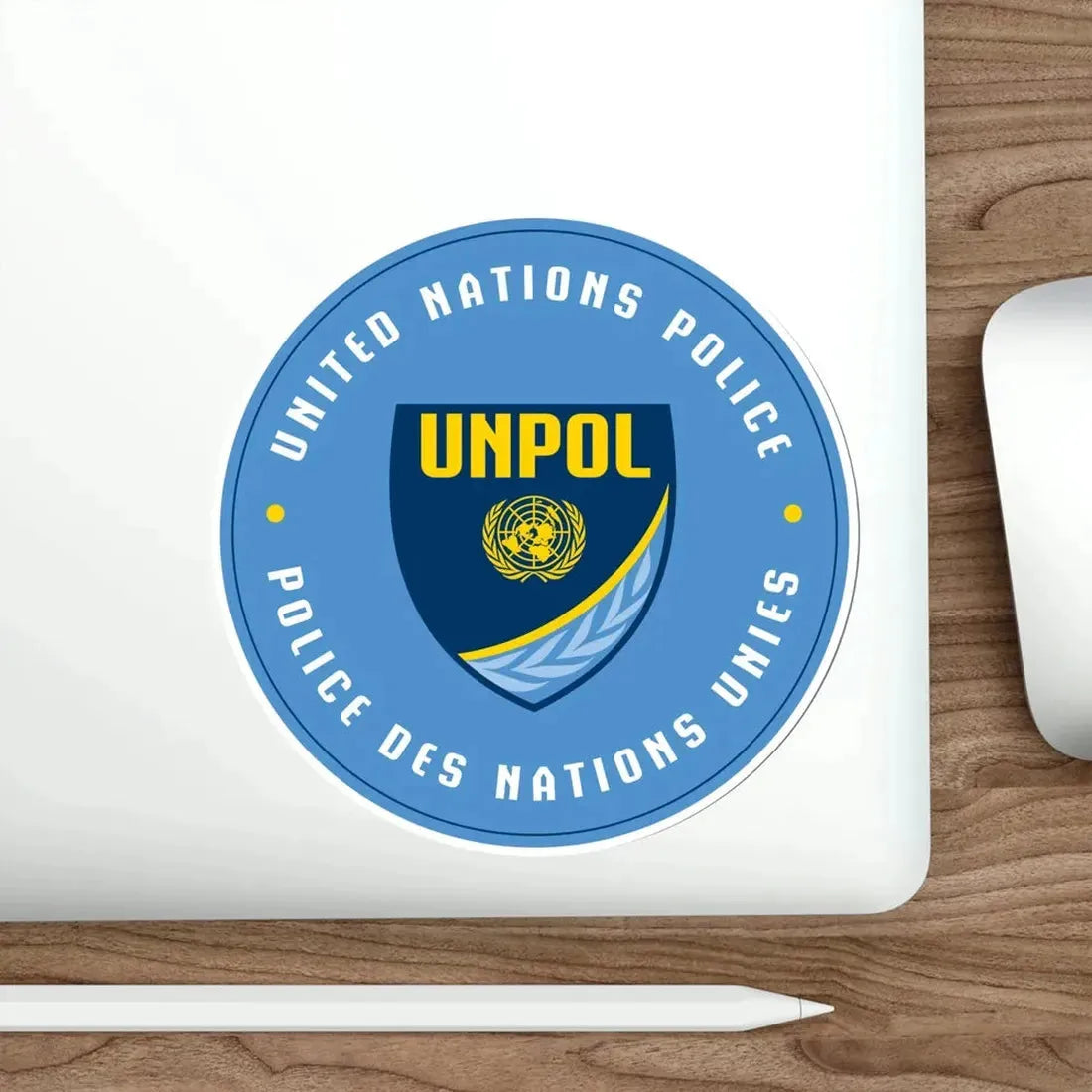 United Nations Police STICKER Vinyl Die-Cut Decal - The Sticker Space