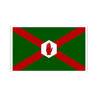 United northern ireland flag bland (Ireland) STICKER Vinyl Kiss-Cut Decal 2 Inch White - The Sticker Space