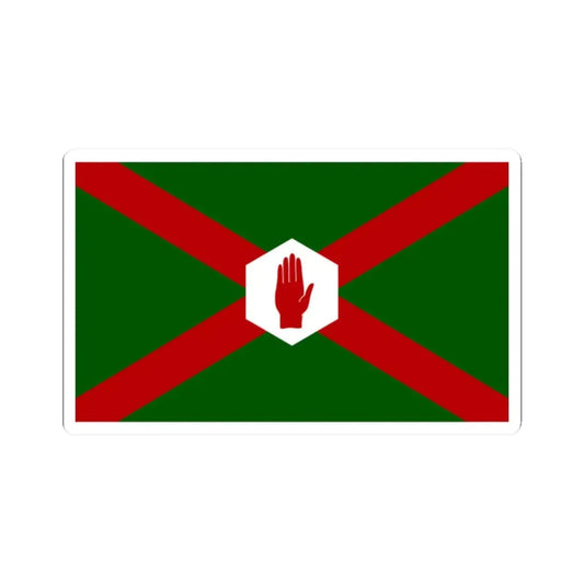 United northern ireland flag bland (Ireland) STICKER Vinyl Kiss-Cut Decal 2 Inch White - The Sticker Space