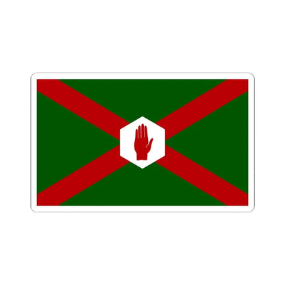 United northern ireland flag bland (Ireland) STICKER Vinyl Kiss-Cut Decal 6 Inch White - The Sticker Space