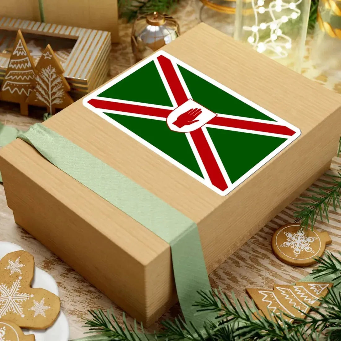 United northern ireland flag shield (Ireland) STICKER Vinyl Kiss-Cut Decal - The Sticker Space