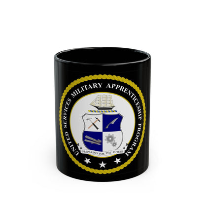 United Services Military Apprenticeship Program USMAP (U.S. Navy) Black Coffee Mug-11oz-The Sticker Space