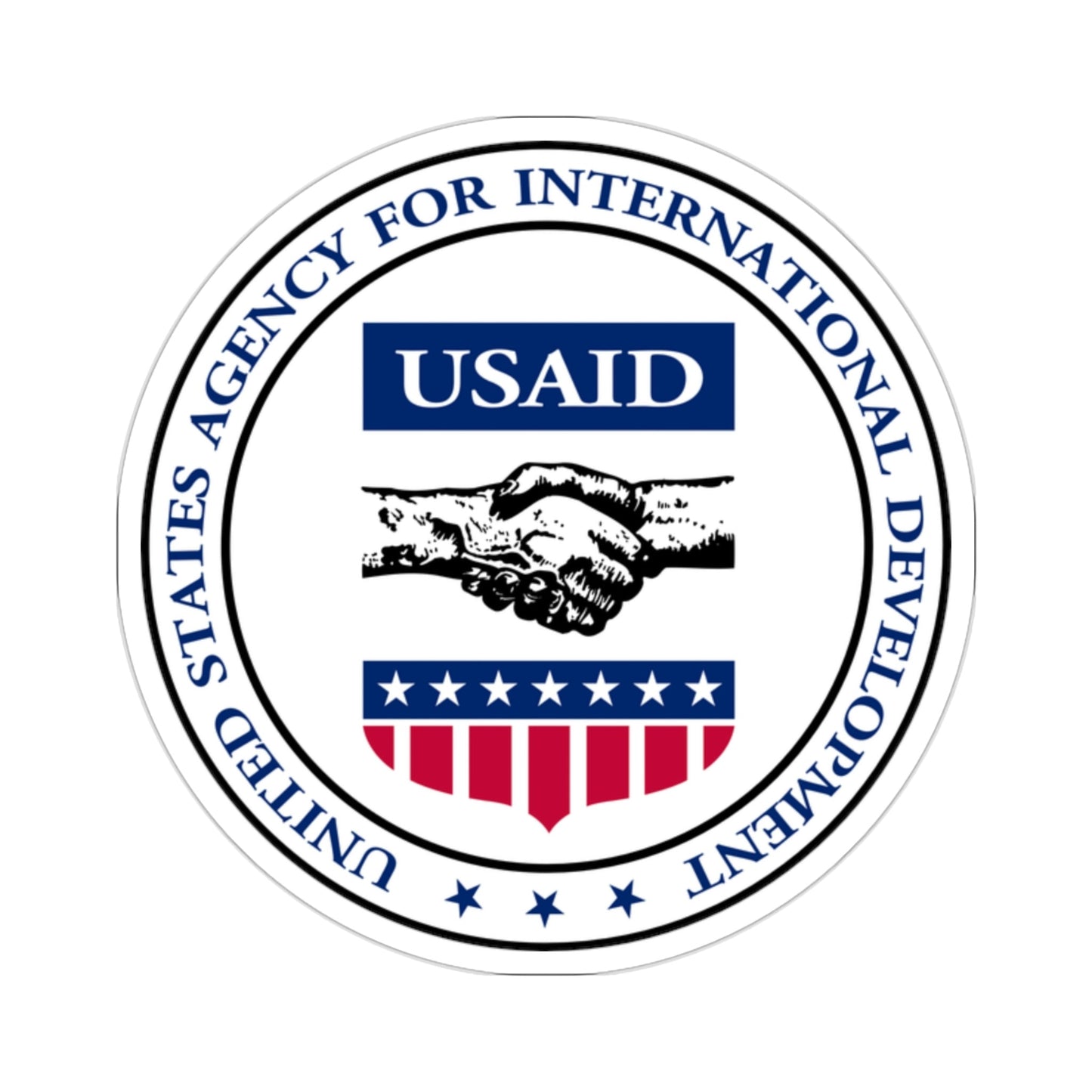 United States Agency for International Development STICKER Vinyl Die-Cut Decal-2 Inch-The Sticker Space