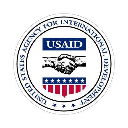 United States Agency for International Development STICKER Vinyl Die-Cut Decal-3 Inch-The Sticker Space