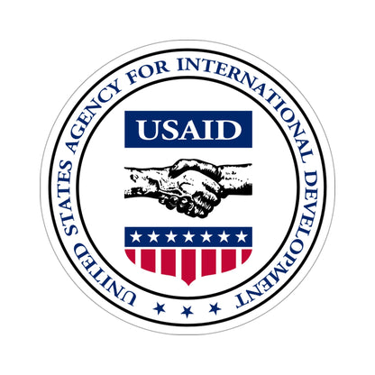 United States Agency for International Development STICKER Vinyl Die-Cut Decal-4 Inch-The Sticker Space