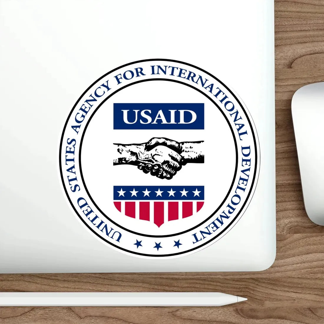 United States Agency for International Development STICKER Vinyl Die-Cut Decal - The Sticker Space