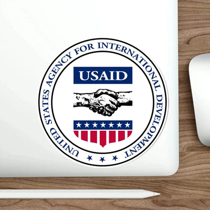 United States Agency for International Development STICKER Vinyl Die-Cut Decal - The Sticker Space