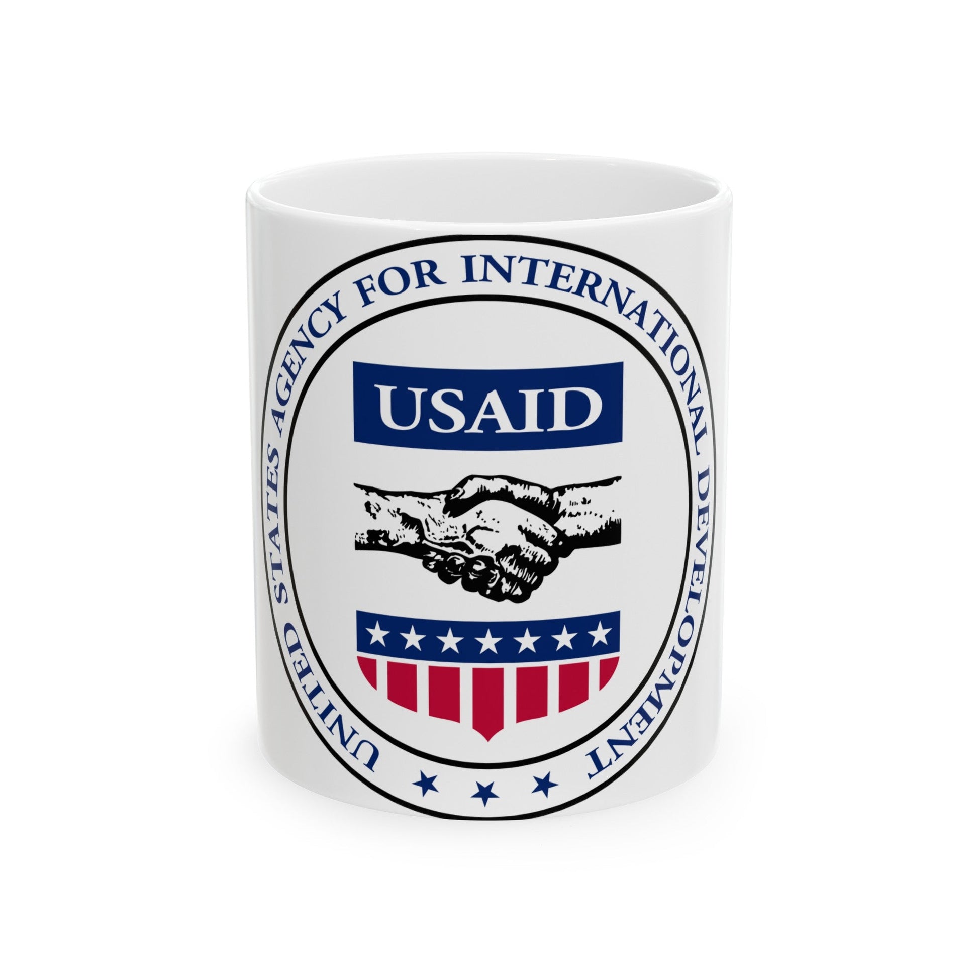 United States Agency for International Development - White Coffee Mug-11oz-The Sticker Space