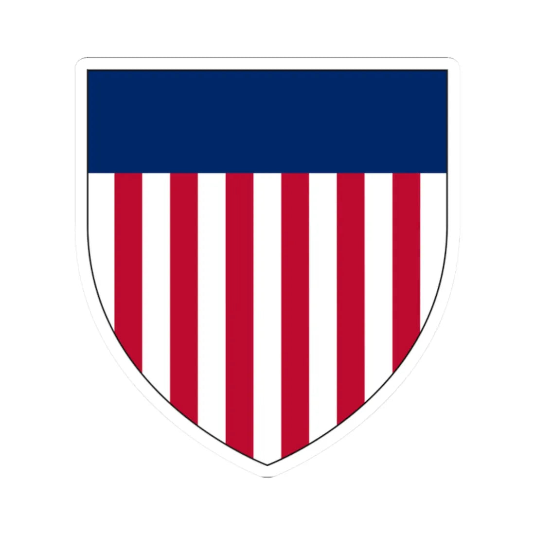 United States Arms (United States) (Coat of Arms) STICKER Vinyl Kiss-Cut Decal 2 Inch White - The Sticker Space