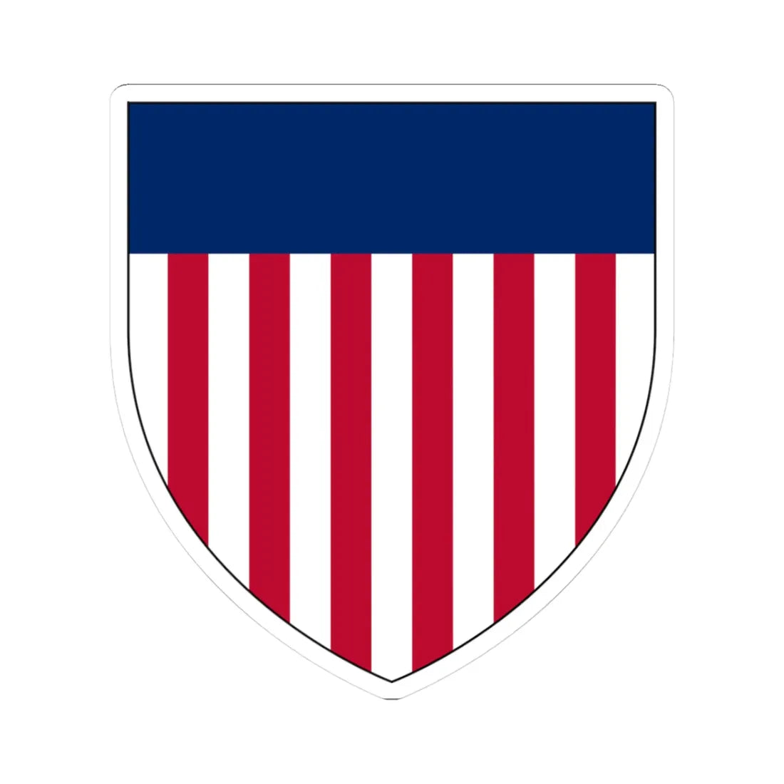 United States Arms (United States) (Coat of Arms) STICKER Vinyl Kiss-Cut Decal 3 Inch White - The Sticker Space