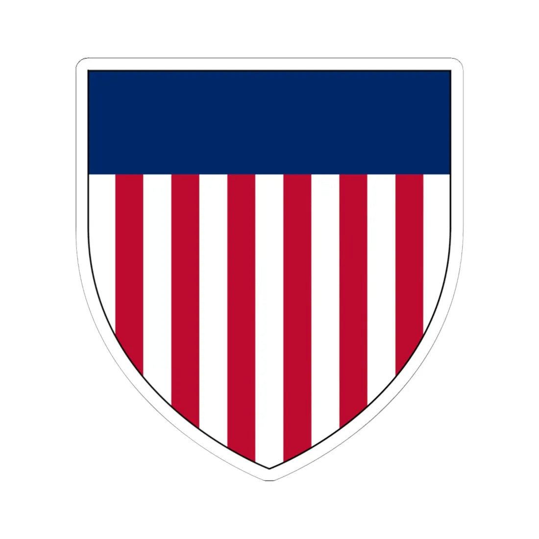 United States Arms (United States) (Coat of Arms) STICKER Vinyl Kiss-Cut Decal 6 Inch White - The Sticker Space