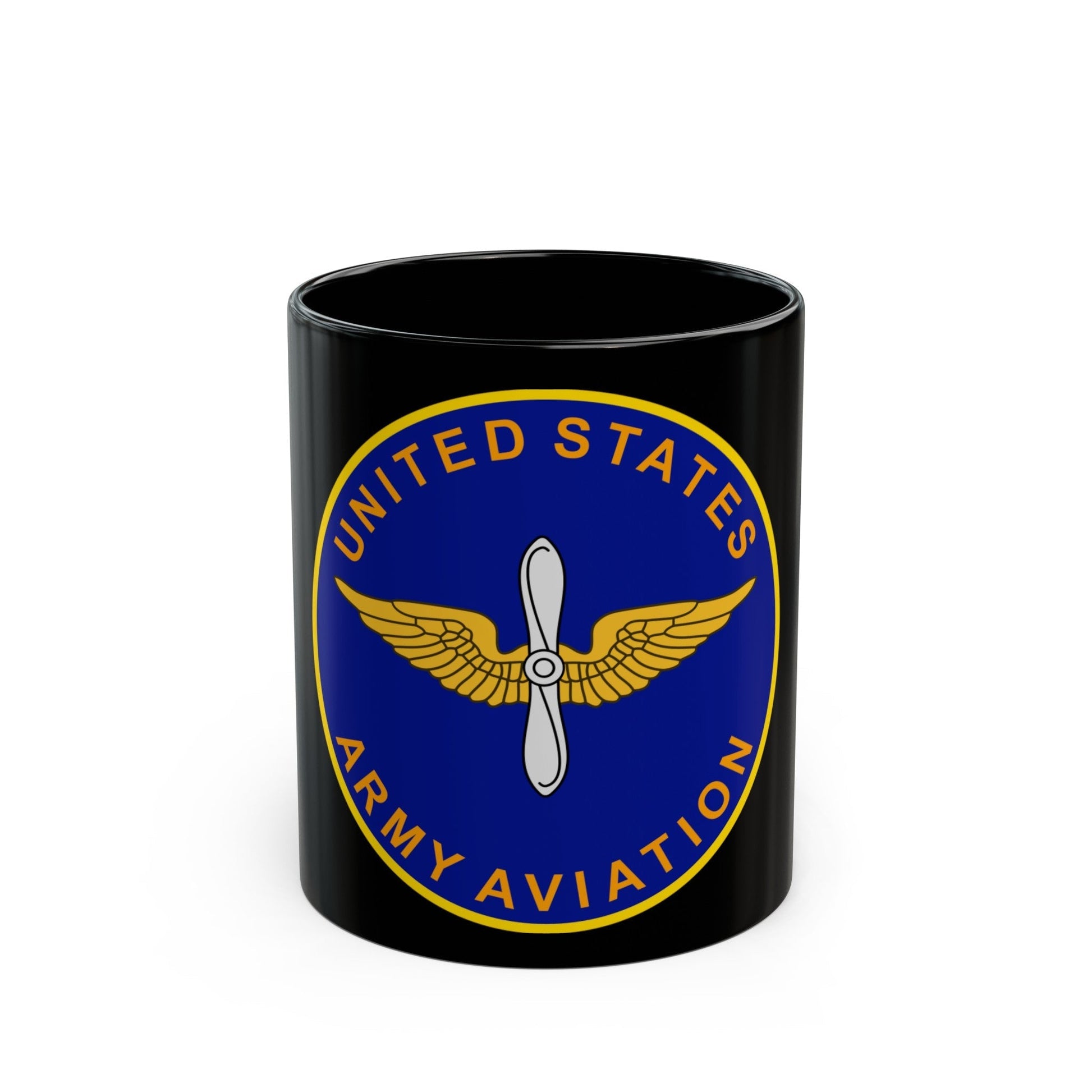 United States Aviation Branch (U.S. Army) Black Coffee Mug-11oz-The Sticker Space