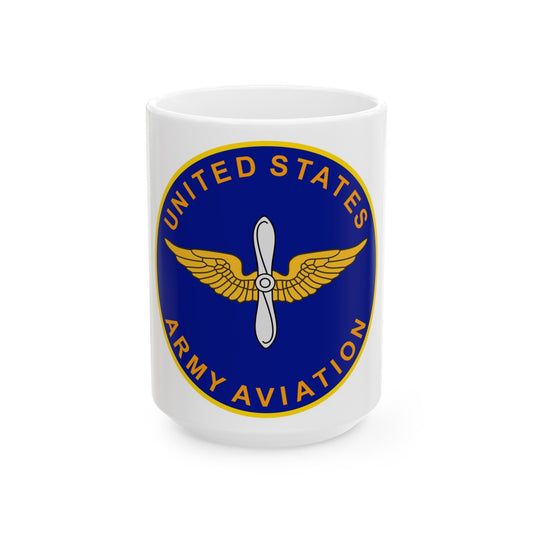 United States Aviation Branch (U.S. Army) White Coffee Mug-15oz-The Sticker Space