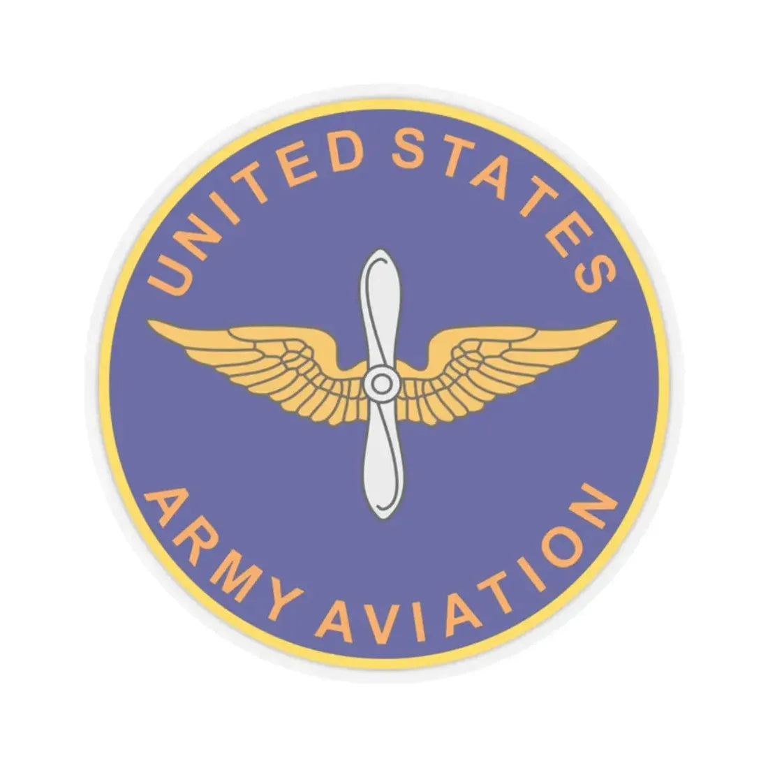 United States Aviation Branch (U.S. Army) STICKER Vinyl Kiss-Cut Decal 2 Inch Transparent - The Sticker Space