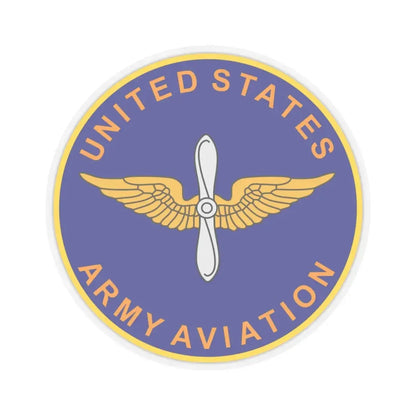 United States Aviation Branch (U.S. Army) STICKER Vinyl Kiss-Cut Decal 3 Inch Transparent - The Sticker Space