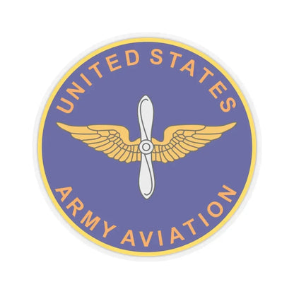 United States Aviation Branch (U.S. Army) STICKER Vinyl Kiss-Cut Decal 6 Inch Transparent - The Sticker Space